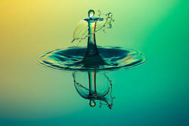 goutte deau verte